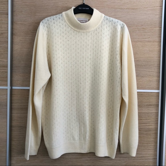 Vintage Cream Pointelle Sweater - Picture 2 of 7